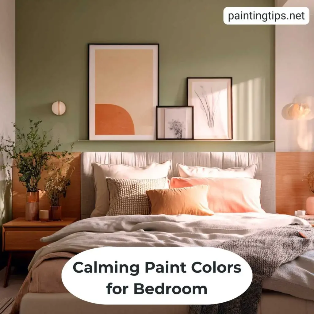 calming paint color for bedroom soft sage green