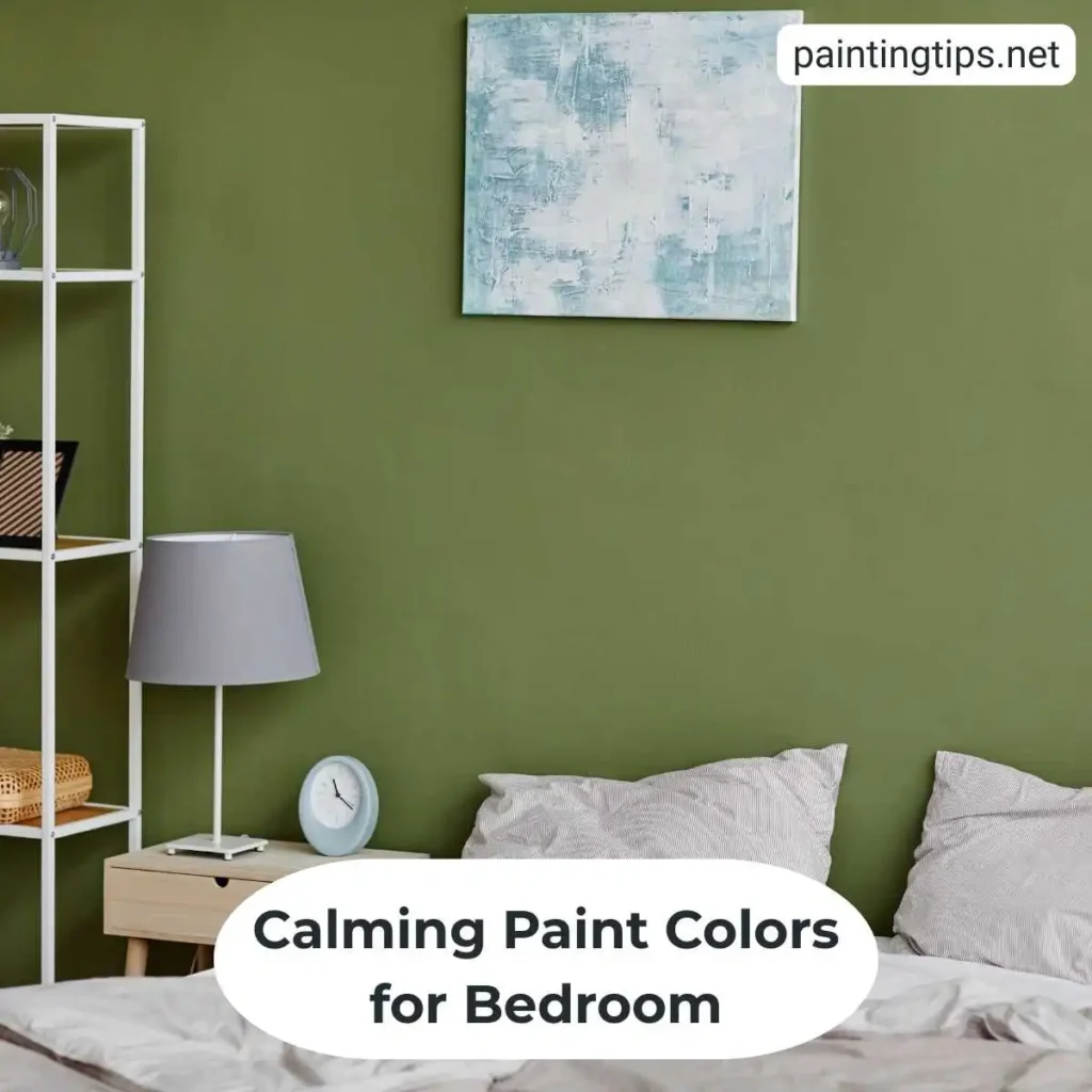 calming paint color for bedroom soft sage green