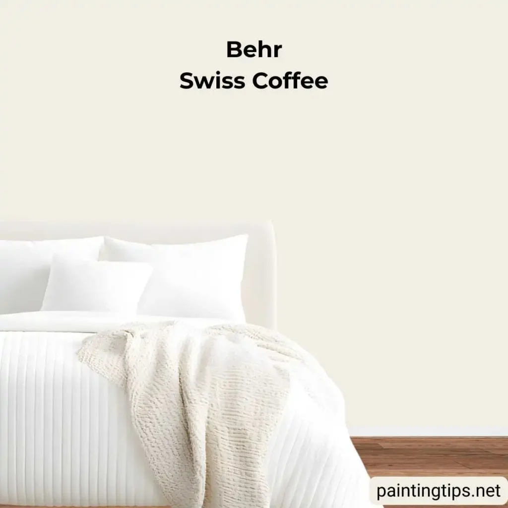 behr swiss coffee in bedroom
