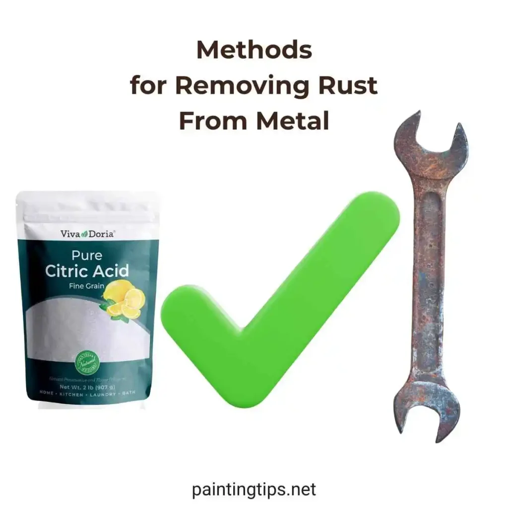 How to remove rust from a metal.