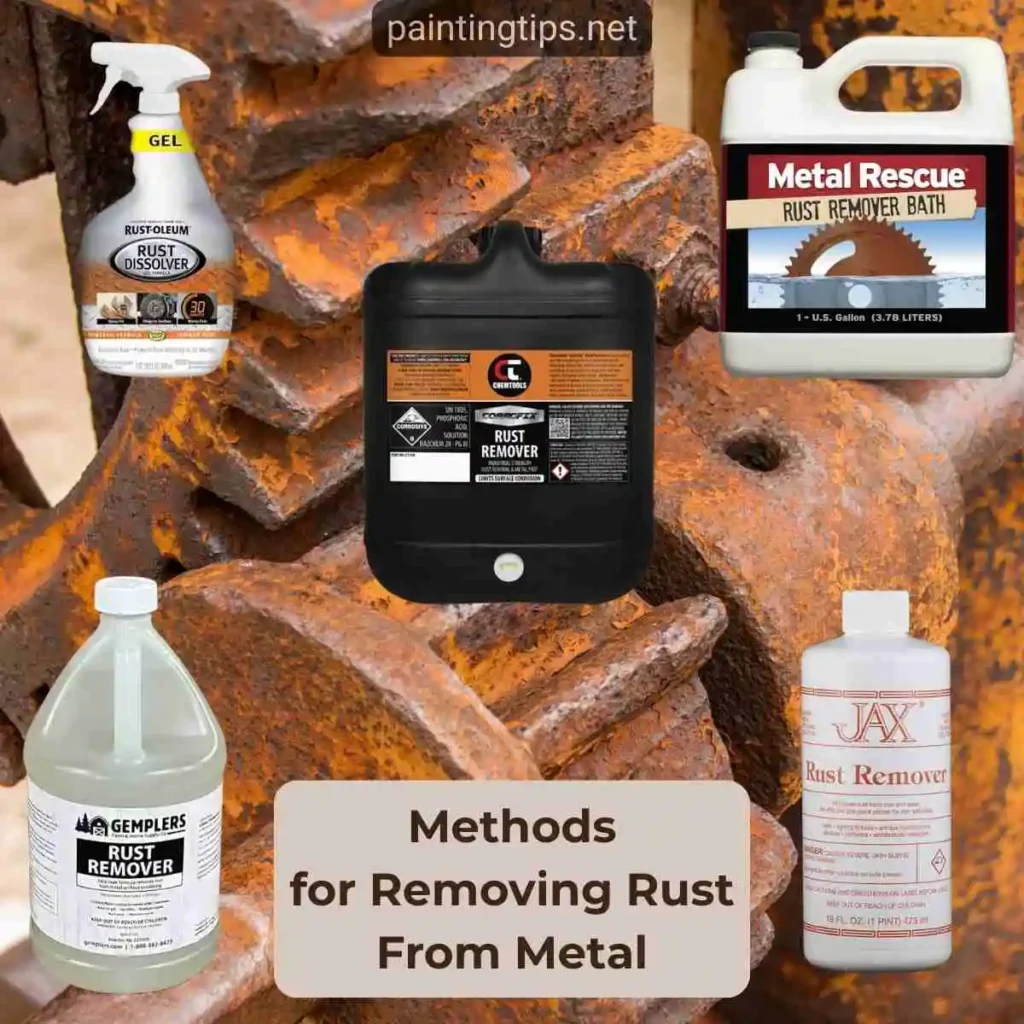 How to remove rust from metal.