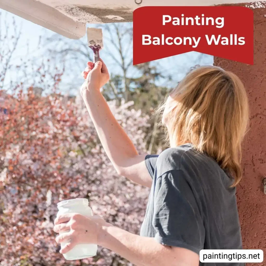 painting balcony walls