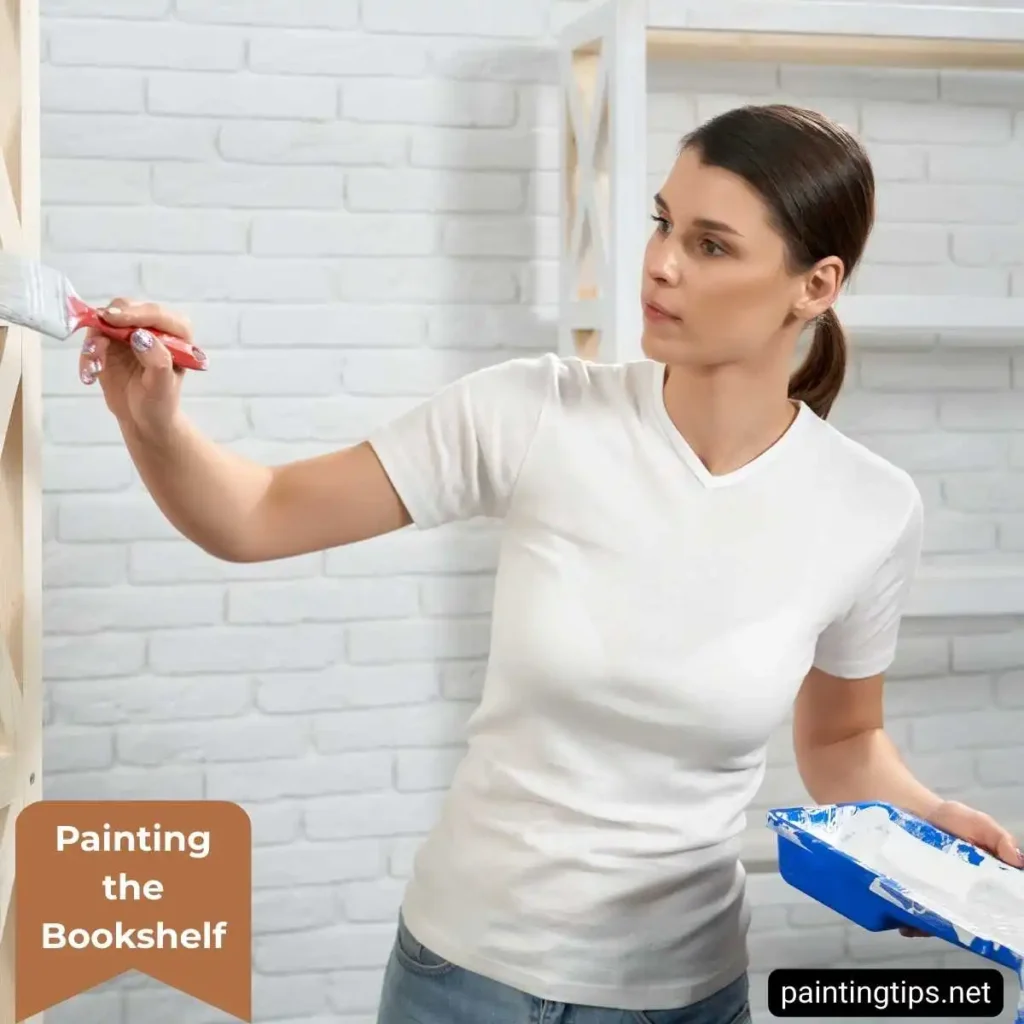 Painting bookshelves step4.