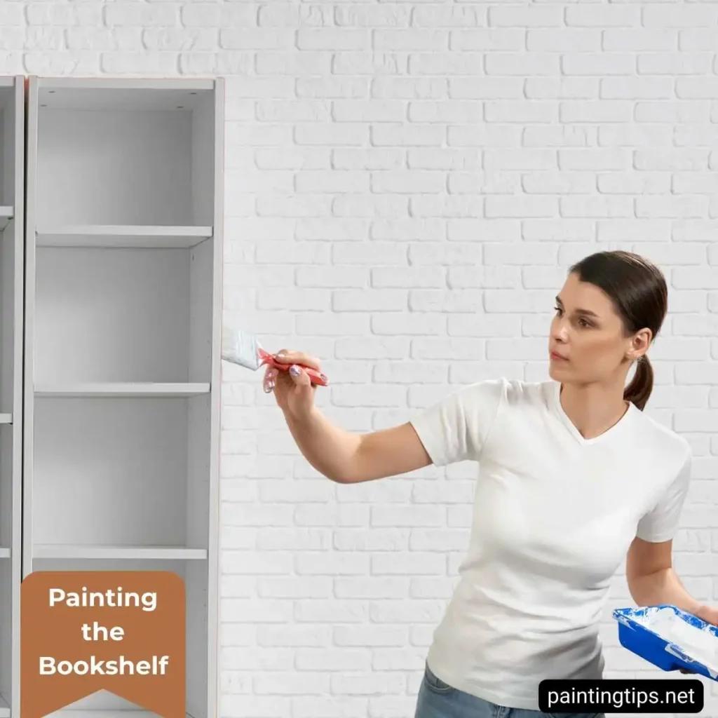 Painting bookshelves step6.