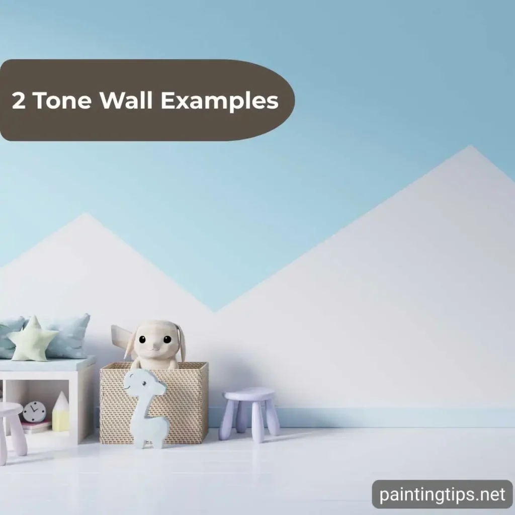 Two paint colors room ideas.