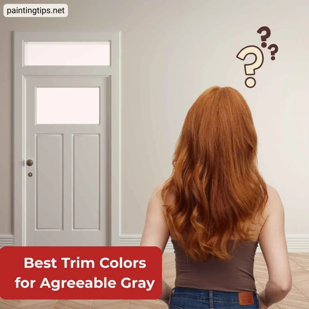 Best trim color for agreeable gray.