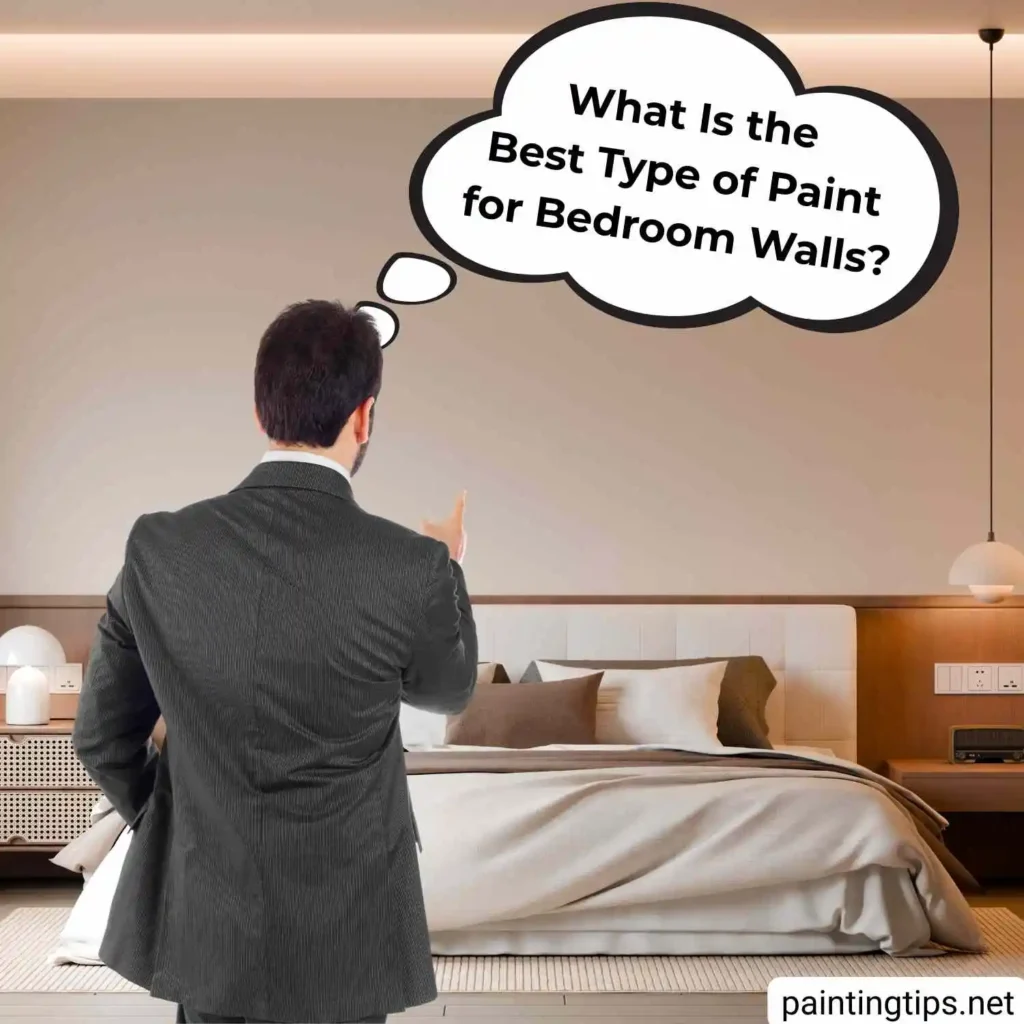 Best type of paint for bedroom walls.