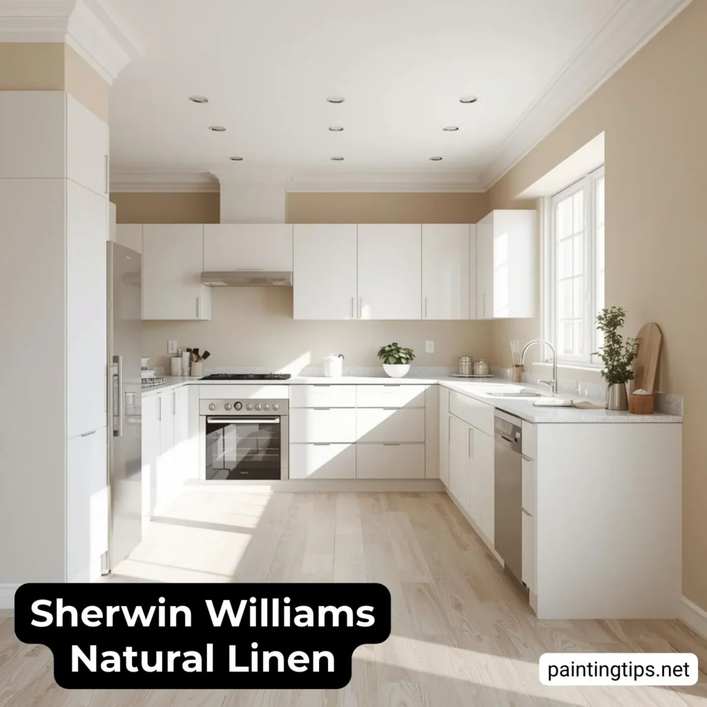Kitchen sherwin williams natural linen.