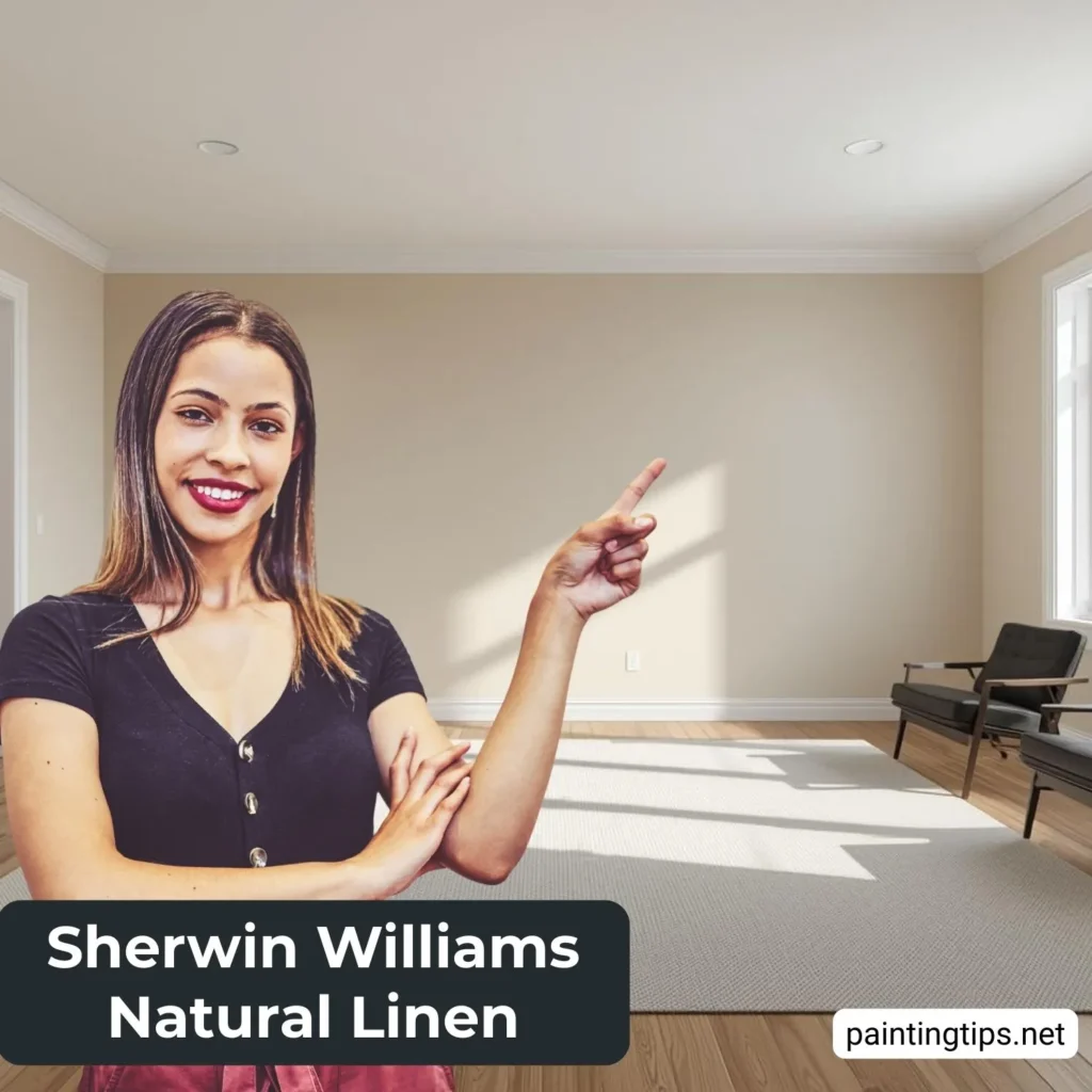 Living room sherwin williams natural linen.