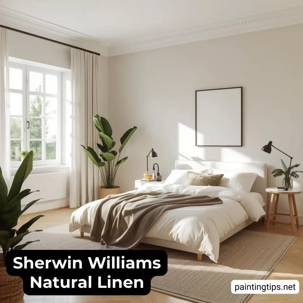 Natural linen bedroom sherwin williams.