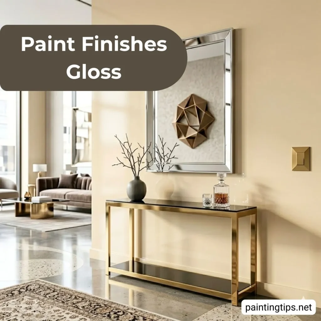 Paint finishes gloss