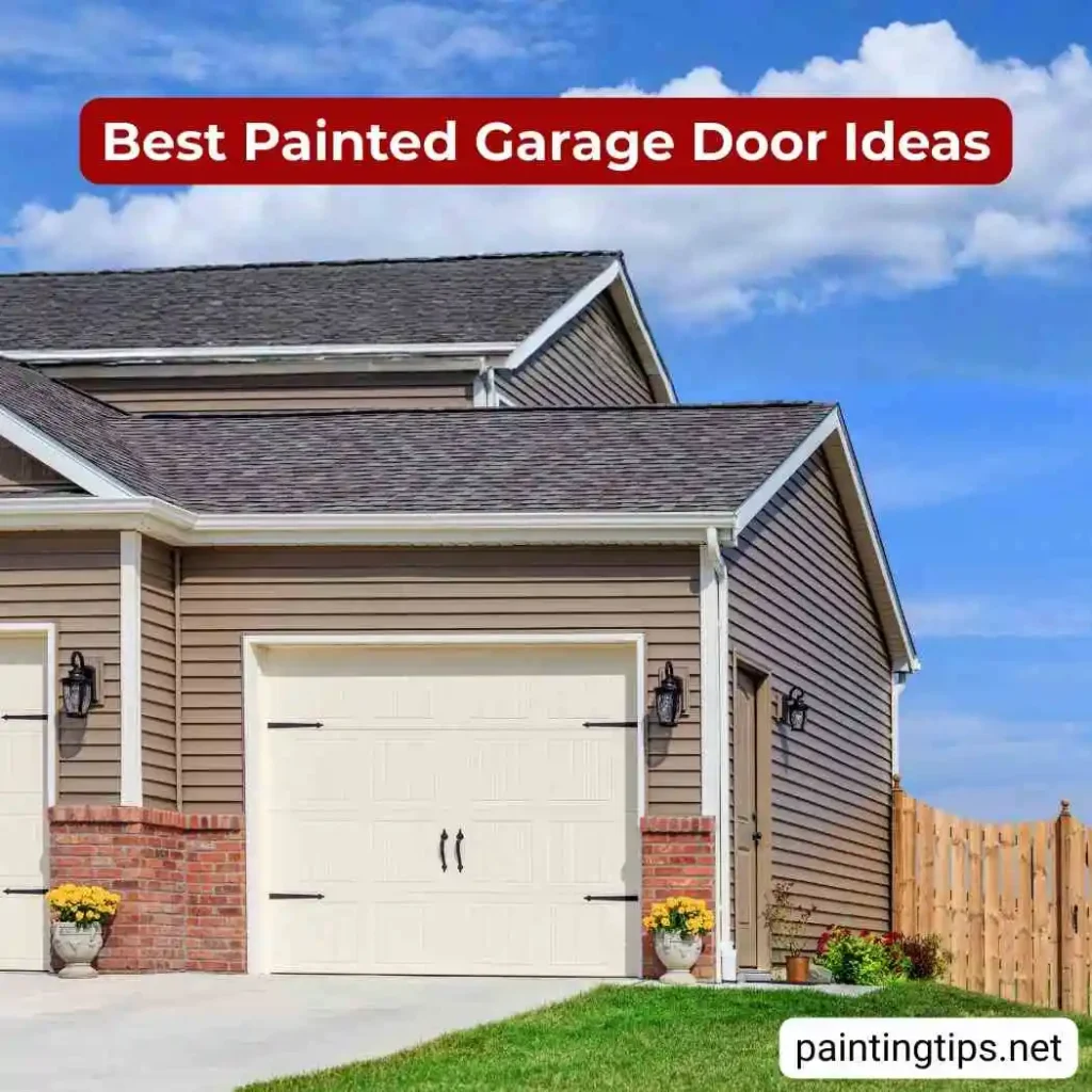White garage doors