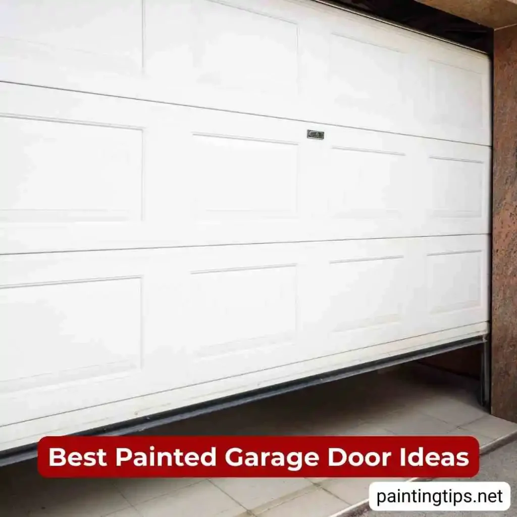 White garage doors