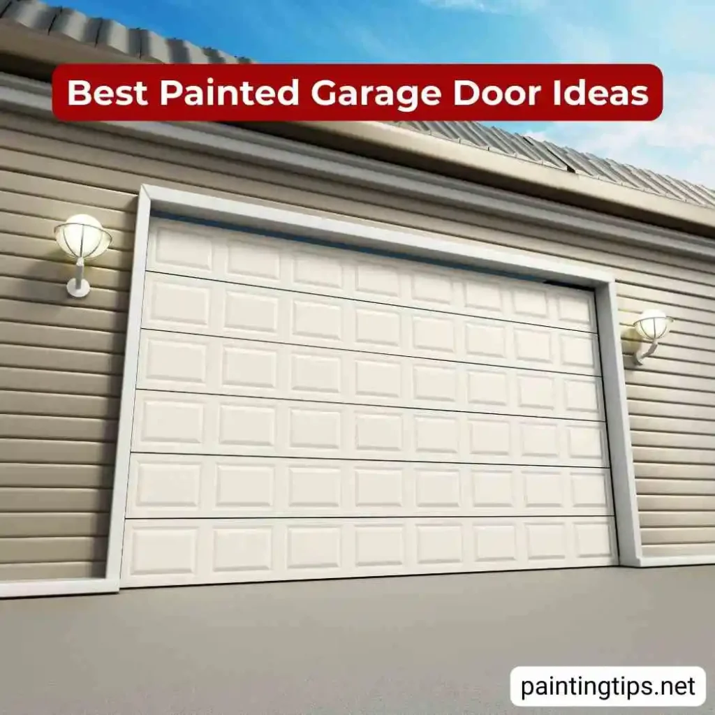 White garage doors