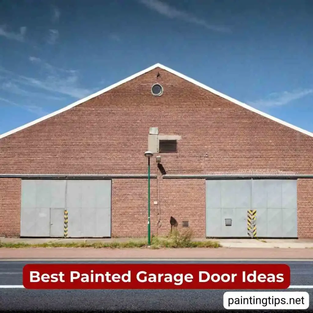 Gray garage doors