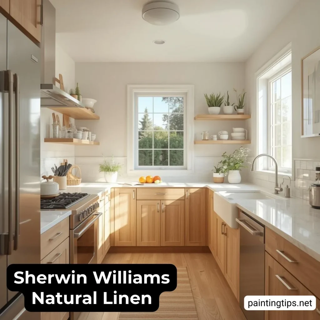 Sherwin williams natural linen kitchen