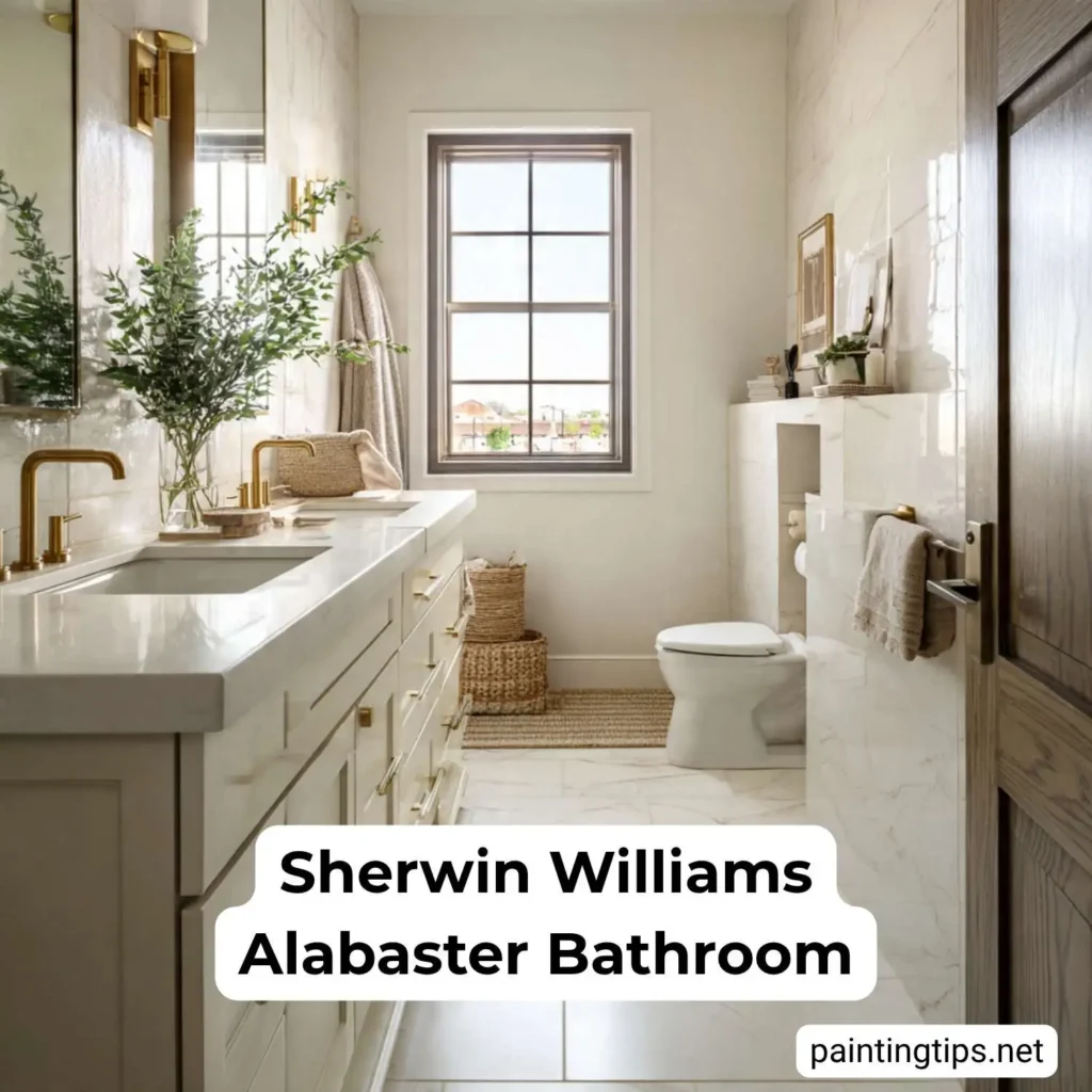 Bathroom Sherwin Williams Alabaster