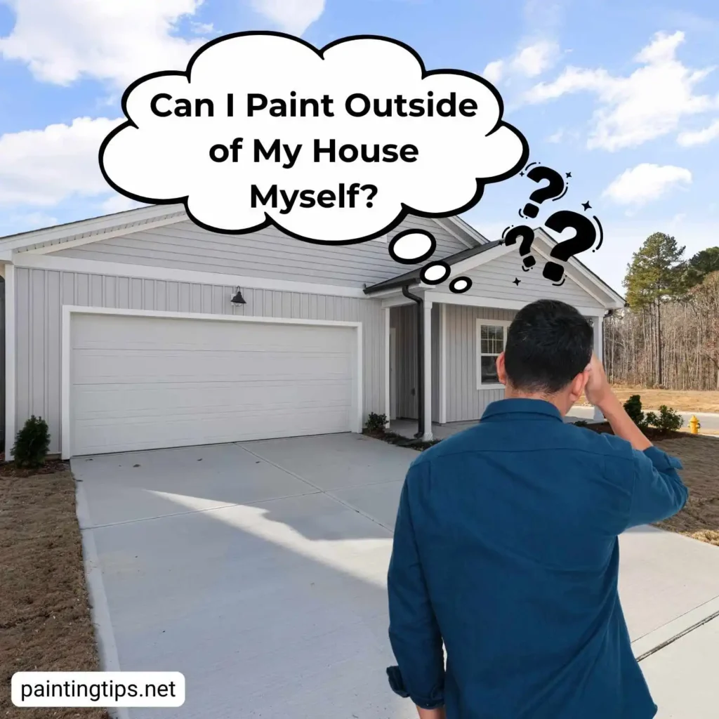 Can i paint outside of my house myself?