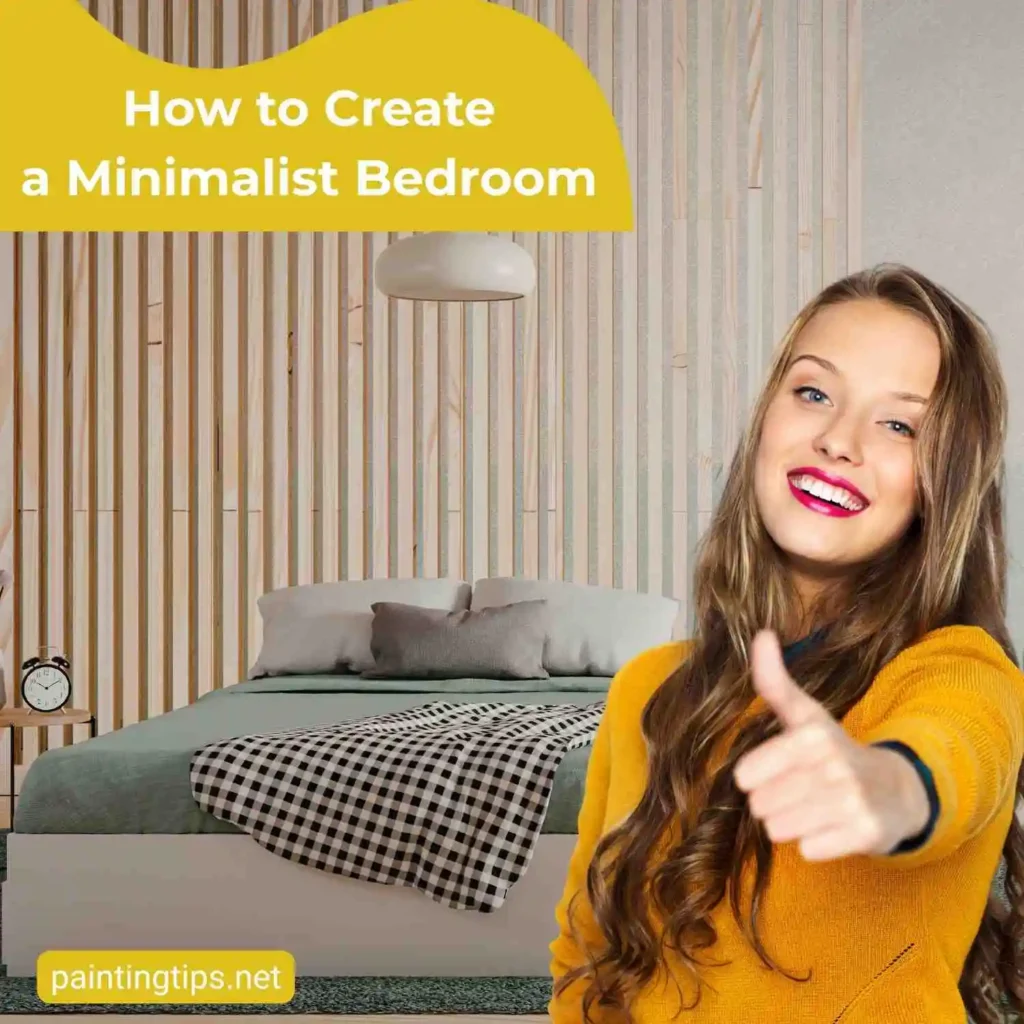 How to create a minimalist bedroom.