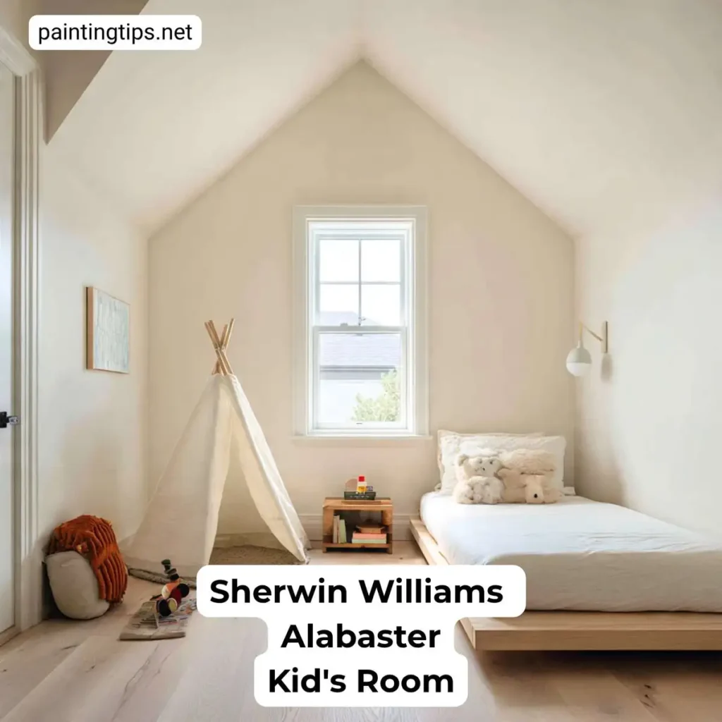 Kid's room Sherwin Williams Alabaster
