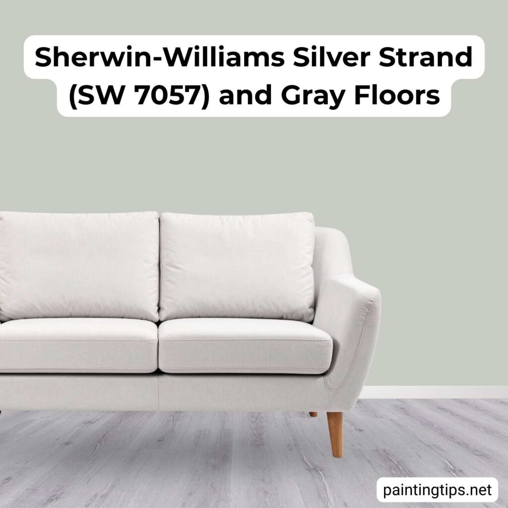 Sherwin-Williams silver strand sw 7057 and gray floors