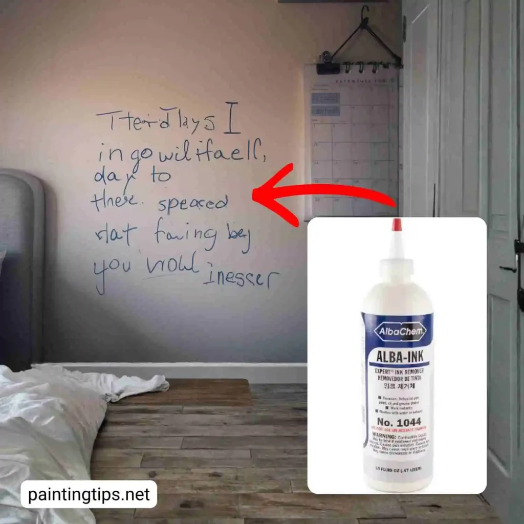 Ball pen ink remover can remove ink stains.