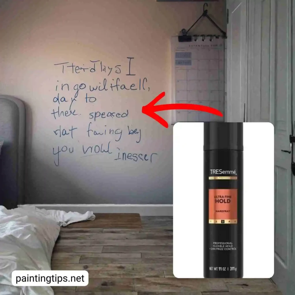 Hair spray can remove ink stains.