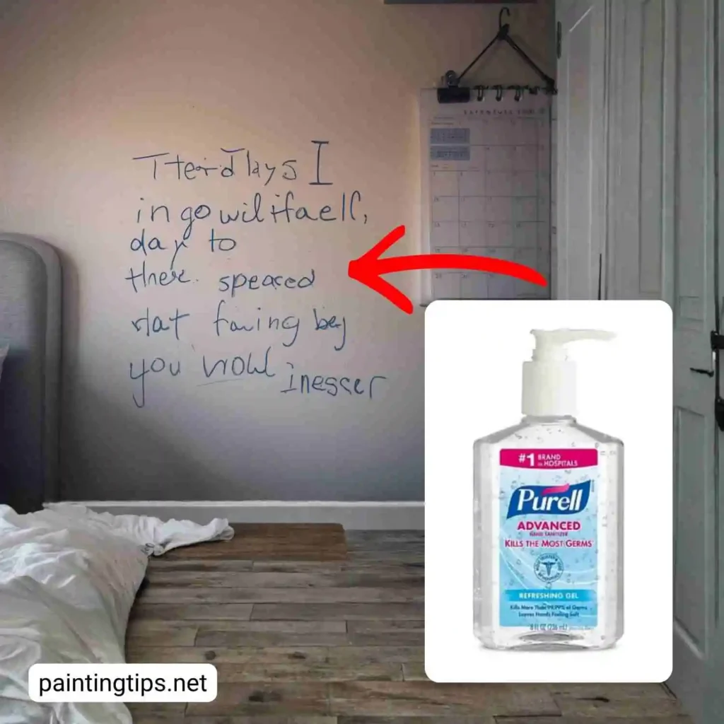 Hand sanitizer can remove pen ink.