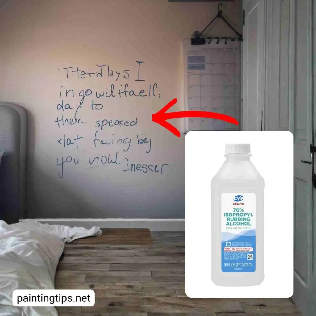 Rubbing alcohol can remove ink stains.