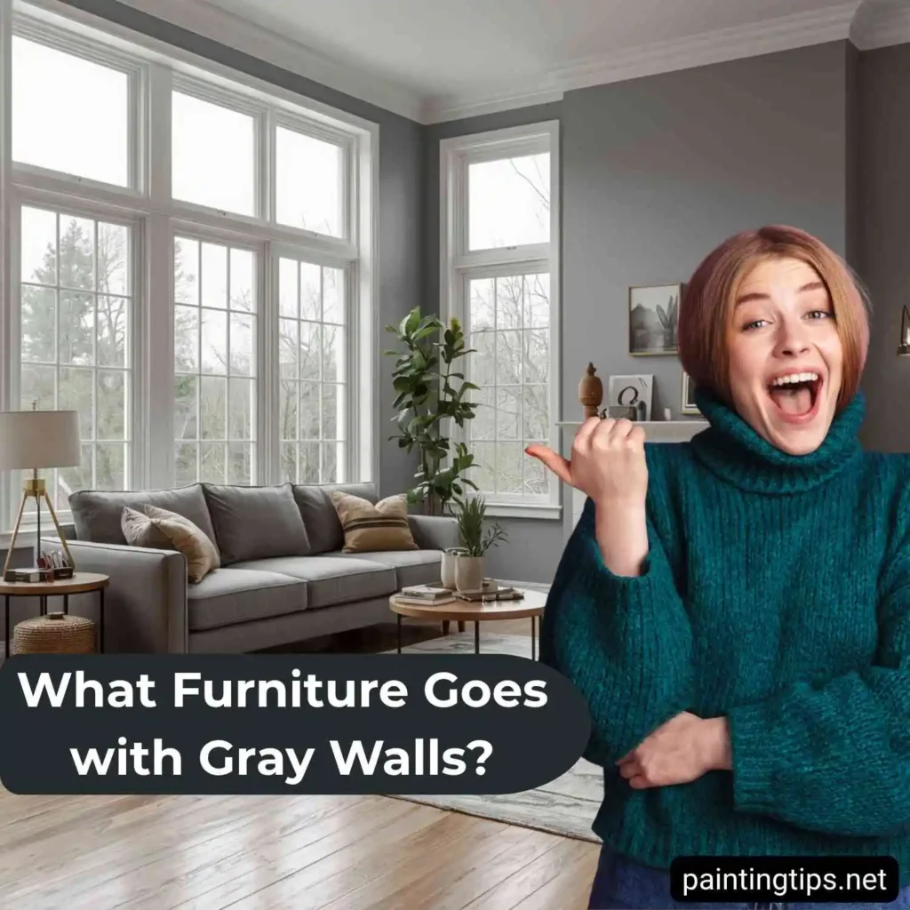 What furniture goes with gray walls