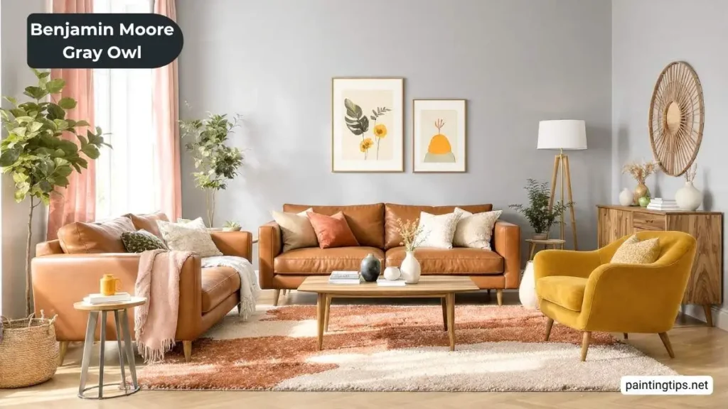 Benjamin moore color gray owl