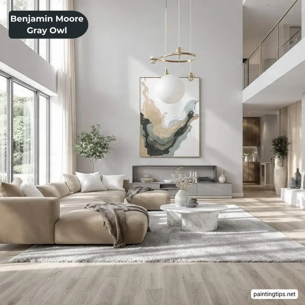 Gray owl paint benjamin moore