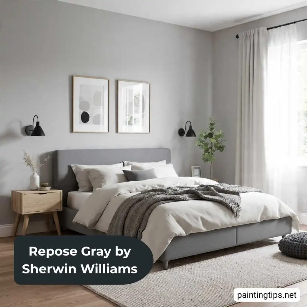 Repose Gray bedroom ideas