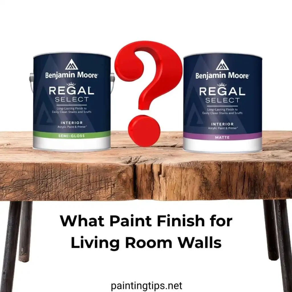 What paint finish for living room walls.