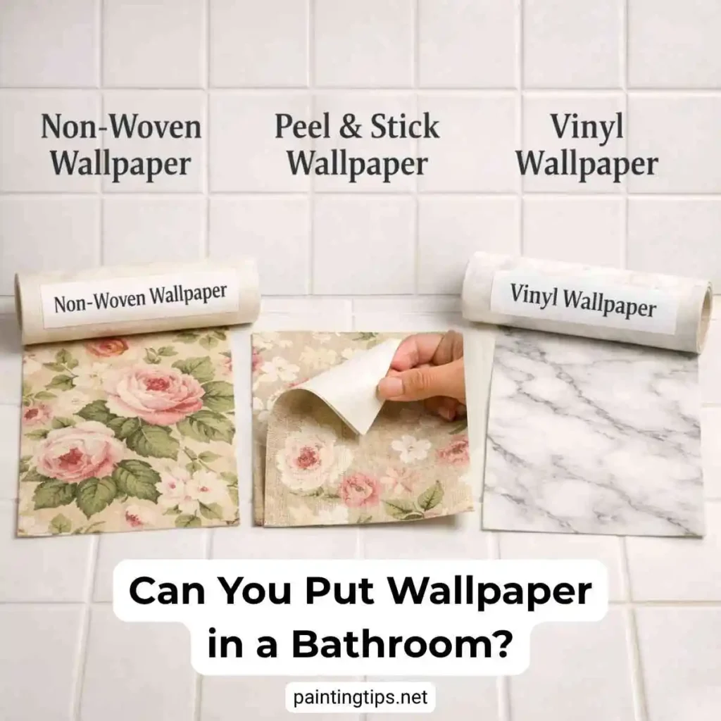 What kind of wallpaper can i use in a bathroom?