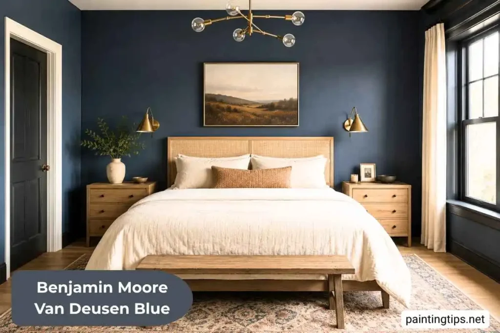 Van Deusen Blue bedroom