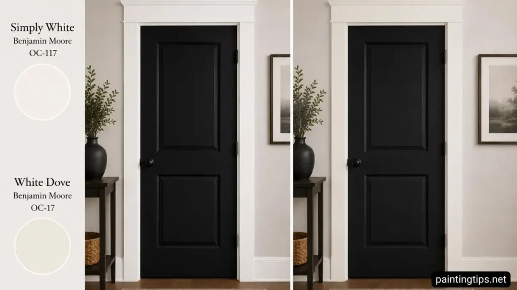 Paint colors for black interior doors