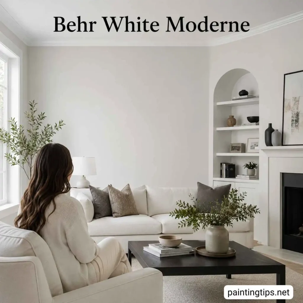 Behr white moderne