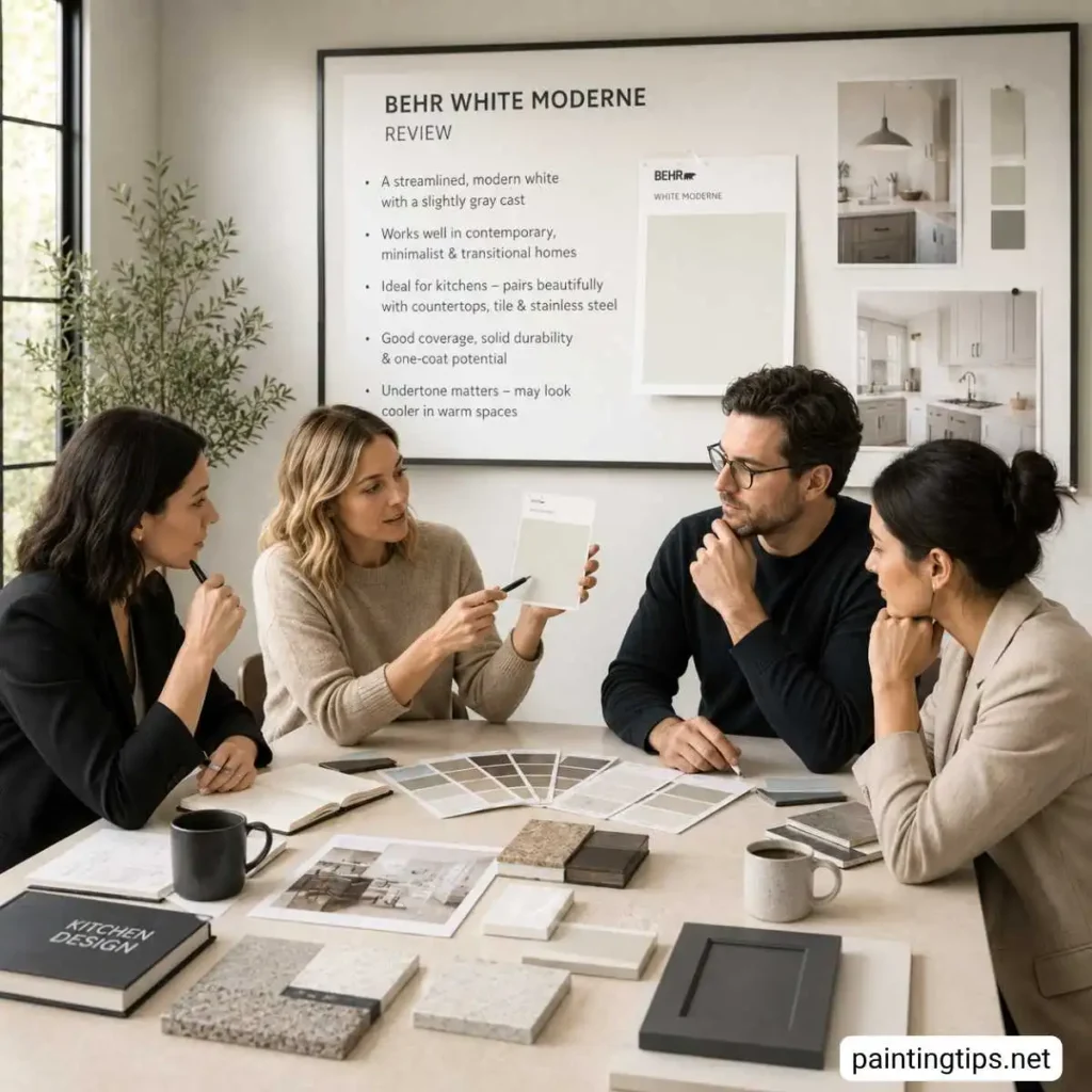 Behr white moderne review.