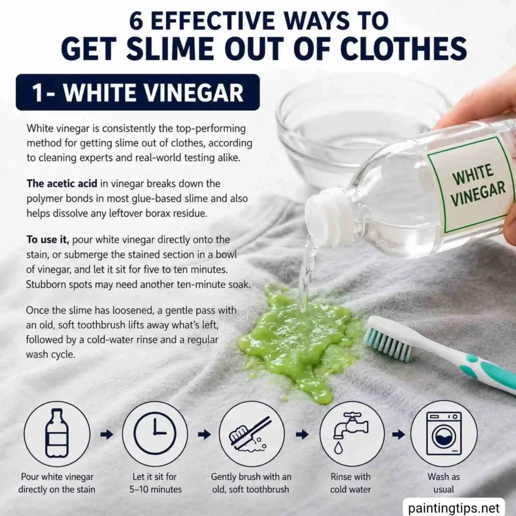 How do you get slime off clothes.