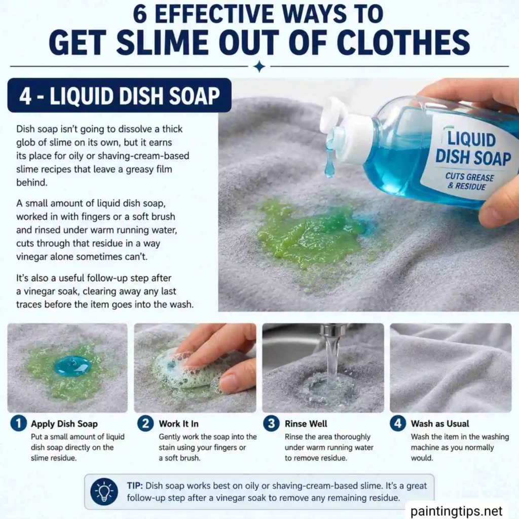 How do you get slime off of clothes.