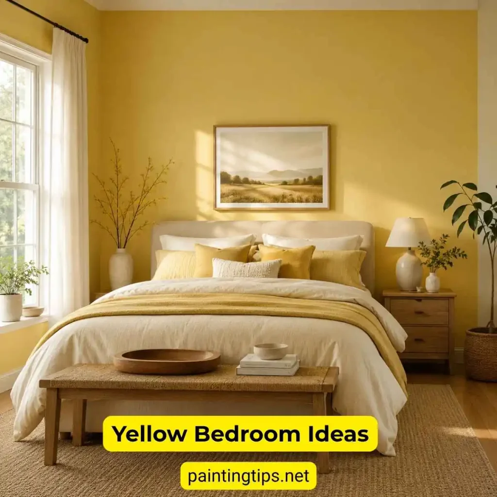 Yellow bedroom