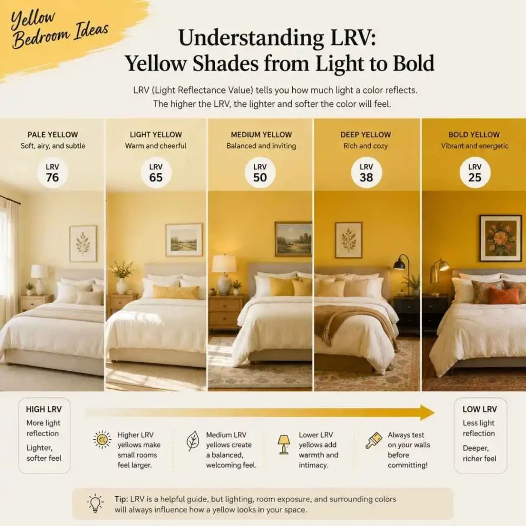 Yellow bedroom ideas.