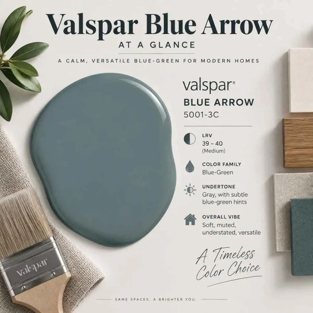 Blue arrow by valspar lrv