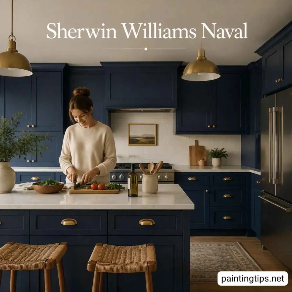 sherwin williams naval cabinet