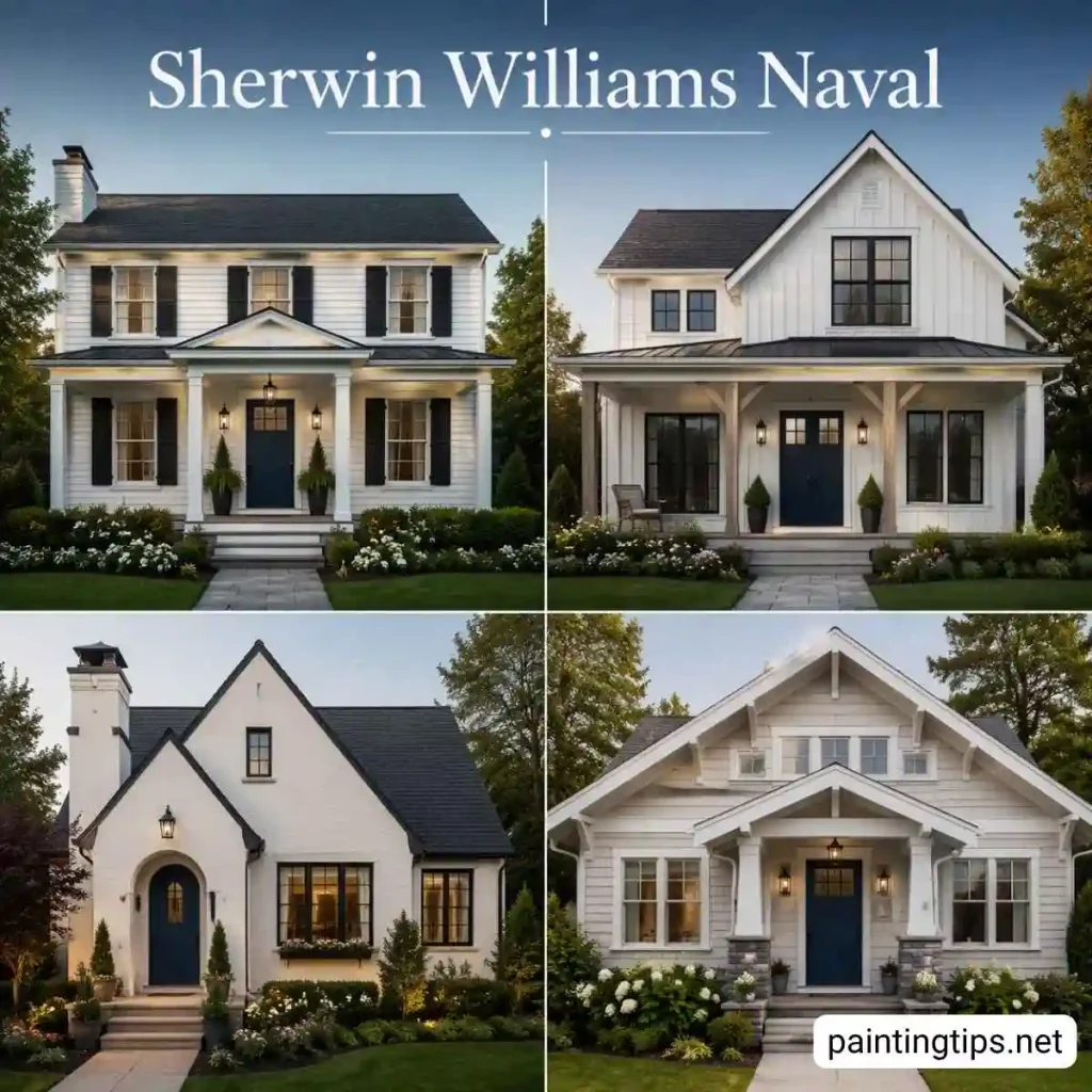 sherwin williams naval front door