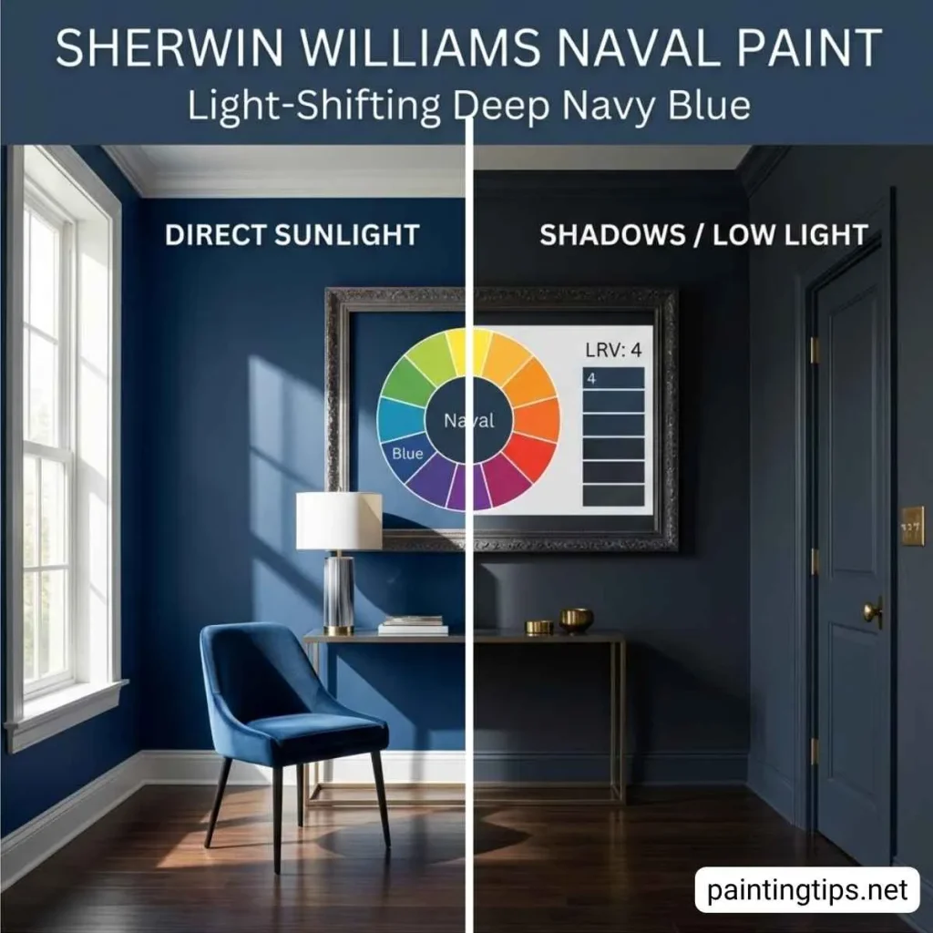 sherwin williams naval lrv