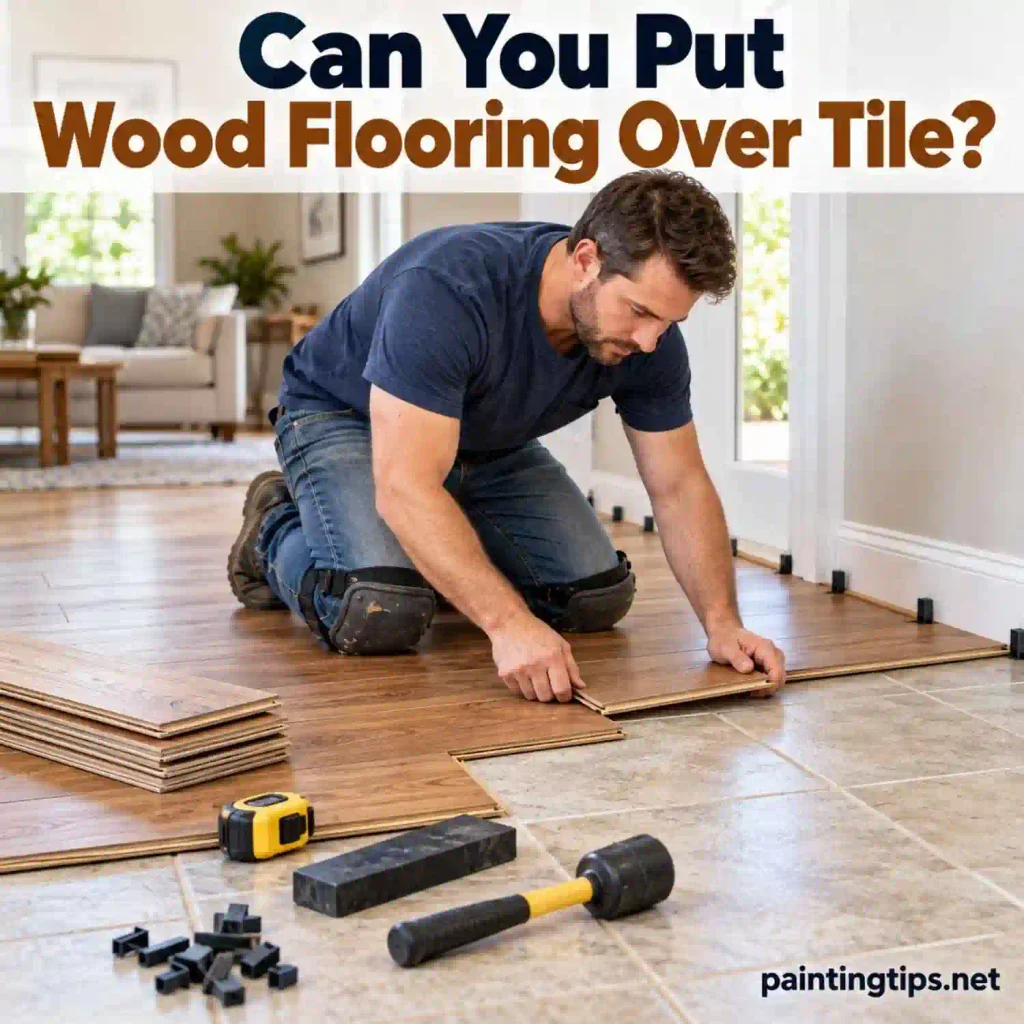 Can you put wood flooring over tile?