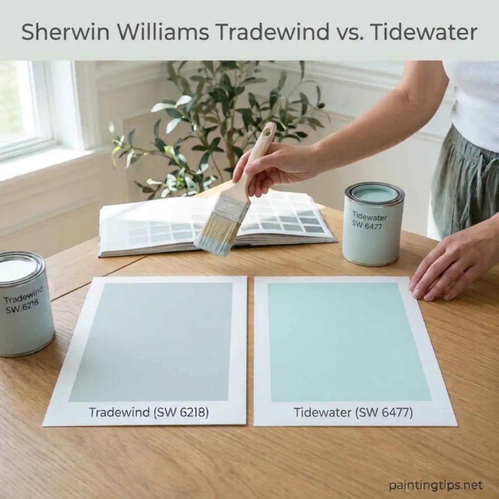 Sherwin williams tradewind vs tidewater