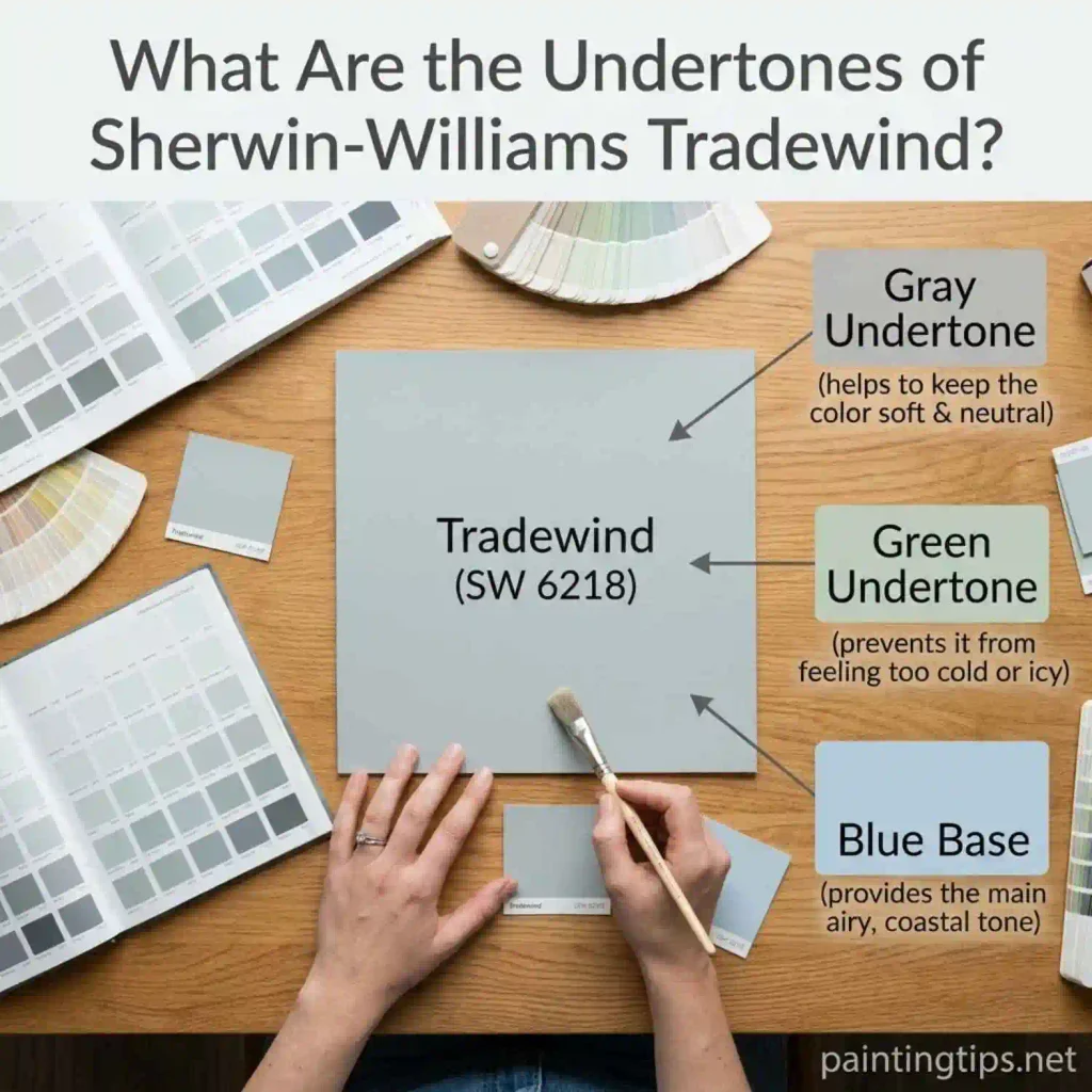 Sherwin-Williams tradewind undertones.